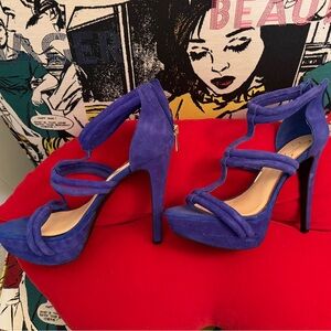 Jessica Simpson Vibrant Blue Heels